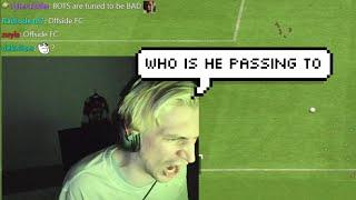 xQc is losing his mind playing Pro Clubs