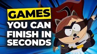 Top 10 Video Games You Can Finish In SECONDS