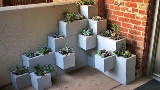 Cinder Blocks and Succulents