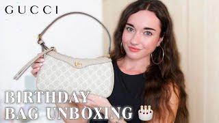 MY BIRTHDAY BAG   Gucci Ophidia Bag Unboxing