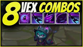 New 8 Basic Vex COMBOS That You Can Easy Learn  Infinite #vex Ult Possible - League Vex Combo Guide