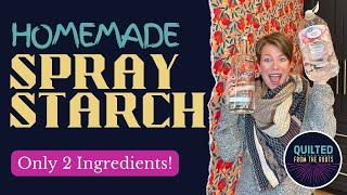 Homemade SPRAY STARCH Recipe SAVE MONEY Get the results you want HD 1080p