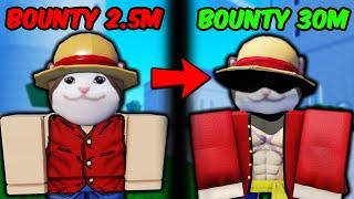 I Got 30 Million Bounty in 30 Days BLOX FRUITS