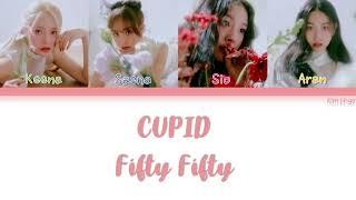 FIFTY FIFTY 피프티피프티 – Cupid Lyrics HanRomEngColor Coded
