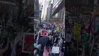 THOUSANDS Gather in New York in Protest for Palestine  MUSLIM