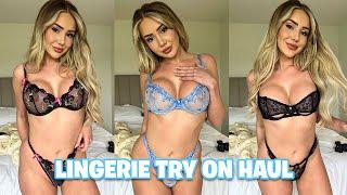 Lingerie Try On Haul *SEXY*  Bonnie Brown