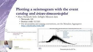 2021 SSA Accessing the Seismic Event Catalog from the Insight Mission to Mars Autumn Johnson