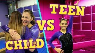 Child You VS Teen You GYMNASTICS MEET