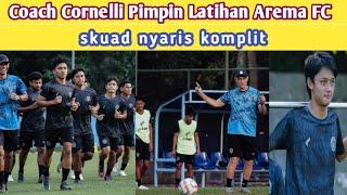 Pimpin Latihan Arema FC  Coach Joel Cornelli Langsung Nyetel