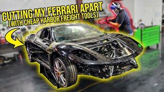 Rebuilding A Wrecked $300000 Ferrari 430 Scuderia  Part 2