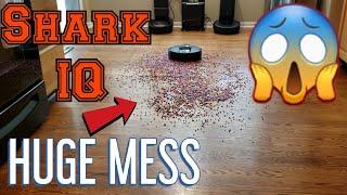 Shark IQ Huge Pick UP Test Over 1.5 pounds of Plastic Beads Challenge Roomba s9 and i7 helps out