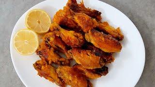 خوشمزه ترین کتف و بال مرغ سرخ شده ترد و  مزه دار  fried chicken wings Recipe