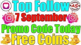 7 September 2024  Top Follow Promo Code Today  Free Coins