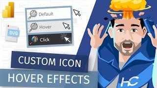 Adding Custom SVG Icon Hover Effects in a Single Button