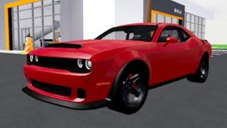 Roblox  Dealership Tycoon  Dodge Challenger Demon