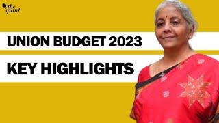 Union Budget 2023 Highlights Income Tax Relief Boost to PM Awas Yojana  The Quint