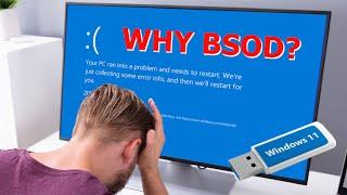 Solve BSOD while installing Windows 1110 Blue screen of death