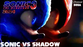 Sonic the Hedgehog 3 2024  Sonic vs Shadow FANMADE CONCEPT