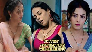 Ullu Hottest Accters Noor Malabika TOP 5 WEB SERIES LIST  