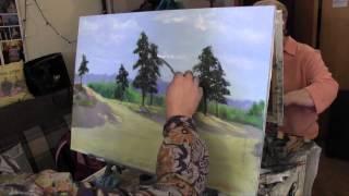Научиться рисовать лес деревьякурсы живописи маслом Сахаров