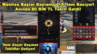 Yahel - Mantise Başlar Başlamaz +9 İtem Basıyor Anında 80 BİN TL Teklif Geldi  Rise Online