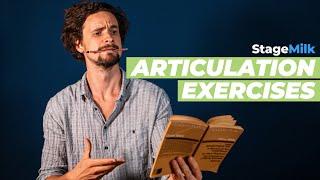 Articulation Exercises for Actors How to Improve Articulation & Diction