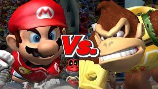 Mario Strikers Charged - Mario Vs. Donkey Kong