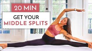 Daily Splits Yoga Practice - get your splits in 20 Min  Yoga with Kate Amber