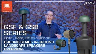 AV Solutions JBL Professional GSF & GSB Ground-StakeIn-Ground Landscape Speakers