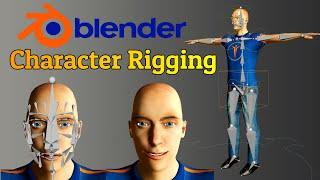 Blender 3.0 Tutorial  Human Meta Rig  Including Face Rigging