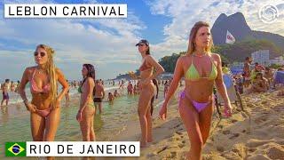  LEBLON BEACH CARNIVAL  Rio de Janeiro Brazil  2022 【 4K UHD 】