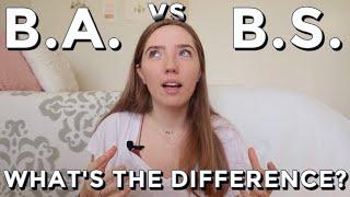 B.A. vs B.S.  WHATS THE DIFFERENCE? Should I Do a BA or a BS?  UCLA Anthropology Student Explains