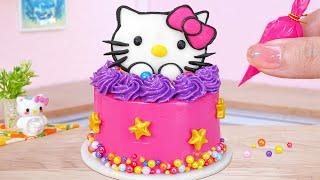 Pink Hello Kitty Cake ️ Best Miniature Hello Kitty Birthday Cake Decorating Ideas Sweet Mini Cakes