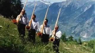 Alphorn St-Moritz cor des Alpes Swiss Alphorn