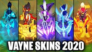 All Vayne Skins Spotlight 2020 - Spirit Blossom Latest Skin League of Legends