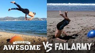 Yoga Ball Tricks & Flips  People Are Awesome vs. FailArmy