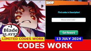 *CODES*Breath +1 Blade Slayer UPD ROBLOX  LIMITED CODES TIME  JULY 13 2024