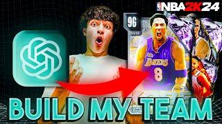 I Let ChatGPT Build My Team In NBA 2k24 MyTeam... AI