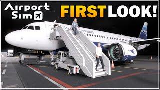 IM AIRPORT GROUNDCREW NOW - AIRPORT SIM - FIRST LOOK