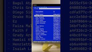 PowerShell Out-ConsoleGridView #techshorts