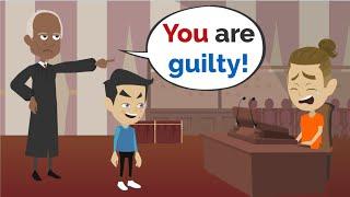 Emilio is GUILTY  Basic English conversation  Learn English  Like English