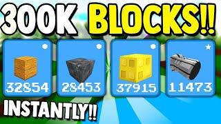 *CLAIM* 300000 BLOCKS  Build a Boat for Treasure ROBLOX