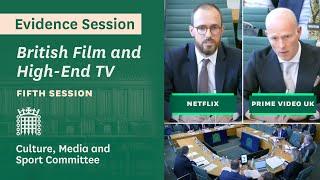 British Film and High-End TV  Fifth Session – Culture Media and Sport Committee