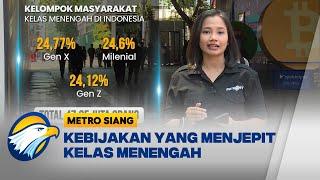 Sedih Masyarakat Menengah Kian Turun Kelas - Metro Siang