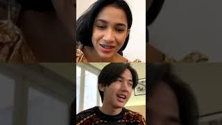 Ari Irham dan Aghniny Haque mengambil alih Live Instagram @cinema.21 tgl 28.03.2020