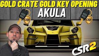 CSR2 Gold Key  Gold Crate Opening  Winning the Akula for the Duality Trials