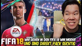 WIR GEHEN FÜR EINEN TAG IN DEN FIFA 18 WM MODUS  UND VERFALLEN DER ICON PACK SUCHT 