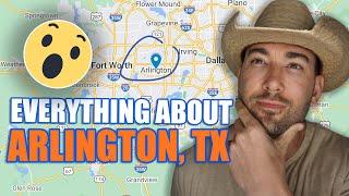 Living in Arlington Texas  Full Google Map Tour of Arlington Texas
