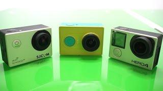 SJCAM 4000+ Vs GoPro 4 Vs Xiaomi Yi