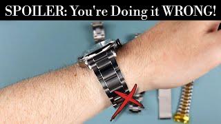  How to CORRECTLY Size ALL Metal Watch Bracelets Without Causing Damage  Get A PERFECT Custom Fit